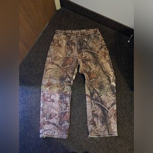 (sold) Carhartt x Realtree Camo Carpenter pants 34x30